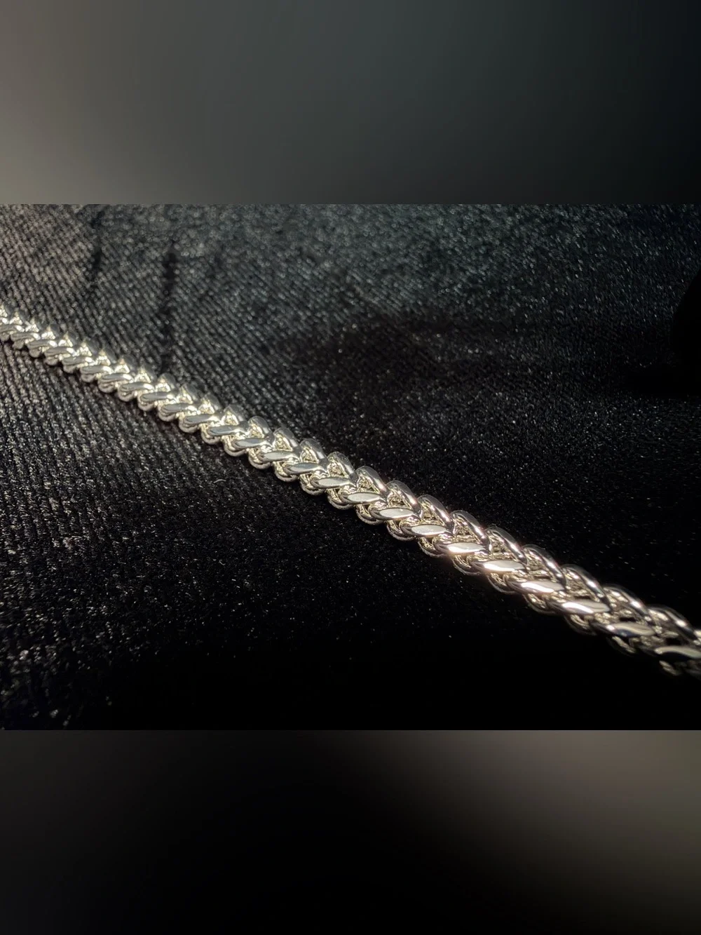 Franco 8in 4.5MM Italy 925 Stamped silver filled bracelet brand new Perfect size